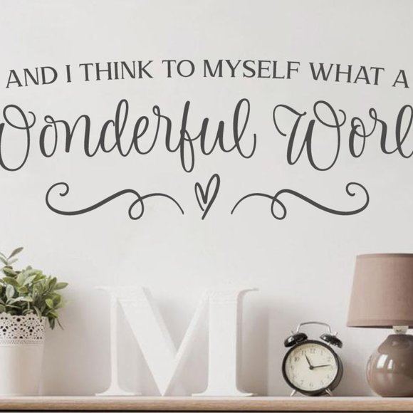 oracal Other - Home art decor wall decal wedding home sticker
